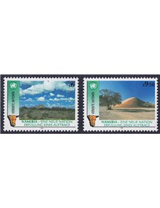 ONU VIENNA 1991 Namibia 2v MNH**