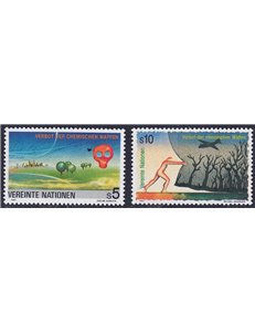 UN VIENNA 1991 Prohibition of Chemical Weapons 2v MNH**