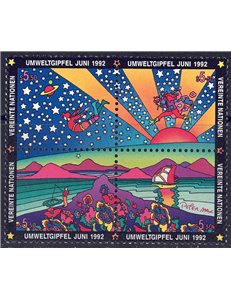 ONU VIENNA 1992 Summit per il Pianeta Terra 4v MNH**