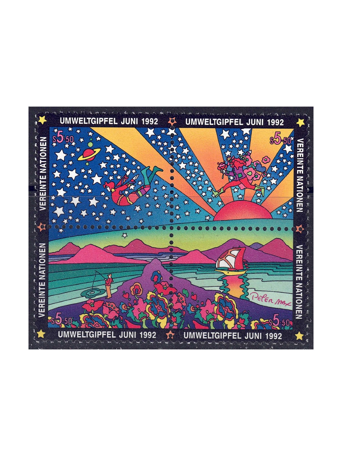 ONU VIENNA 1992 Summit per il Pianeta Terra 4v MNH**