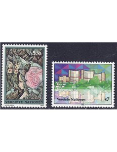 ONU VIENNA 1992 Ordinary series 2v MNH**