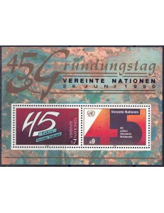 UN VIENNA 1990 Anniversary of the United Nations s/s MNH**