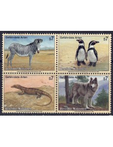 ONU VIENNA 1993 Protezione della natura 4v MNH**