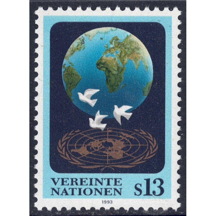 ONU VIENNA 1993 Serie ordinaria MNH**