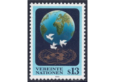 ONU VIENNA 1993 Serie ordinaria MNH**