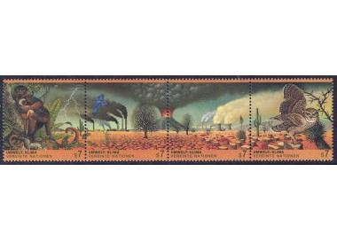 UN VIENNA 1993 Environment-Climate 4v MNH**