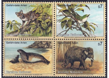 UN VIENNA 1994 Nature Protection 4v MNH**