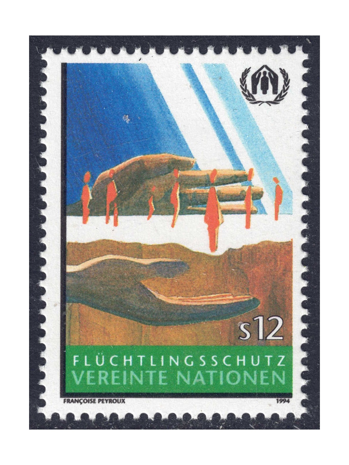 UN VIENNA 1994 Protection of Refugees MNH**