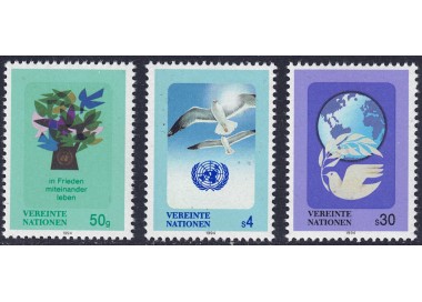 ONU VIENNA 1994 Serie ordinaria 3v MNH**