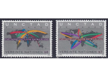 UN VIENNA 1994 Conference on Trade 2v MNH**