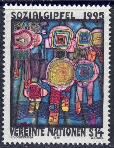 ONU VIENNA 1995 Summit per lo sviluppo sociale MNH**