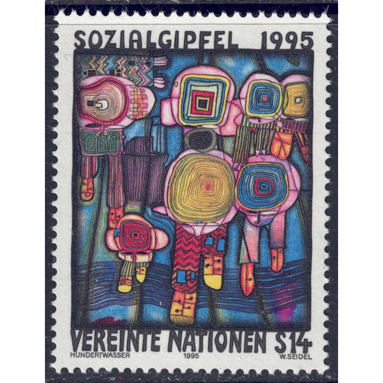 ONU VIENNA 1995 Summit per lo sviluppo sociale MNH**