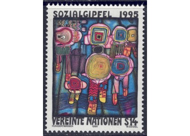 UN VIENNA 1995 Summit for Social Development MNH**