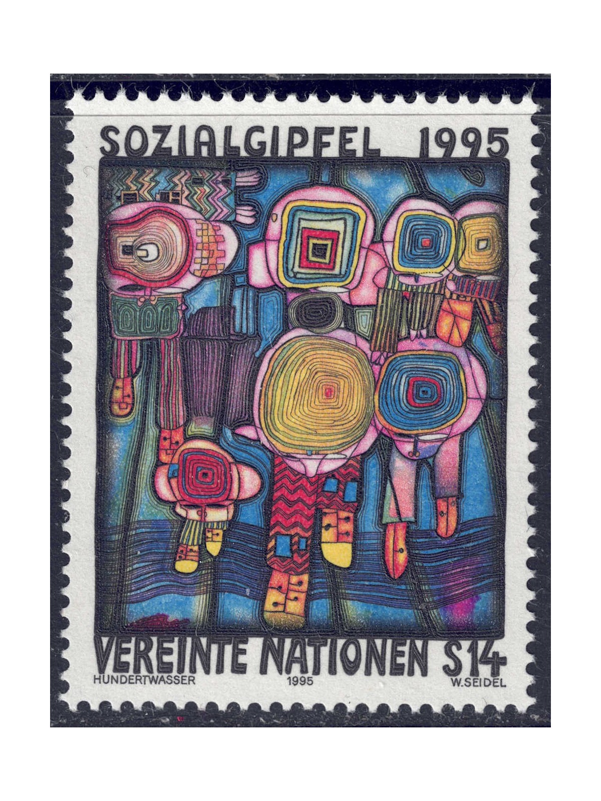 UN VIENNA 1995 Summit for Social Development MNH**