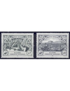 UN VIENNA 1995 Fiftieth Anniversary of the United Nations 2v MNH**