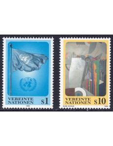 ONU VIENNA 1996 Ordinary series 2v MNH**