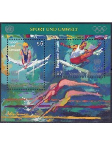 UN VIENNA 1996 Sport and environment s/s MNH**