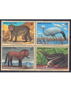UN VIENNA 1997 Nature Protection 4v MNH**
