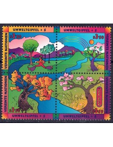 UN VIENNA 1997 Summit for Planet Earth 4v MNH**