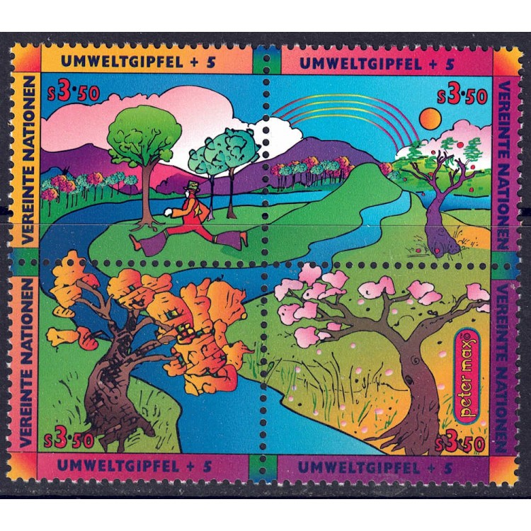 UN VIENNA 1997 Summit for Planet Earth 4v MNH**