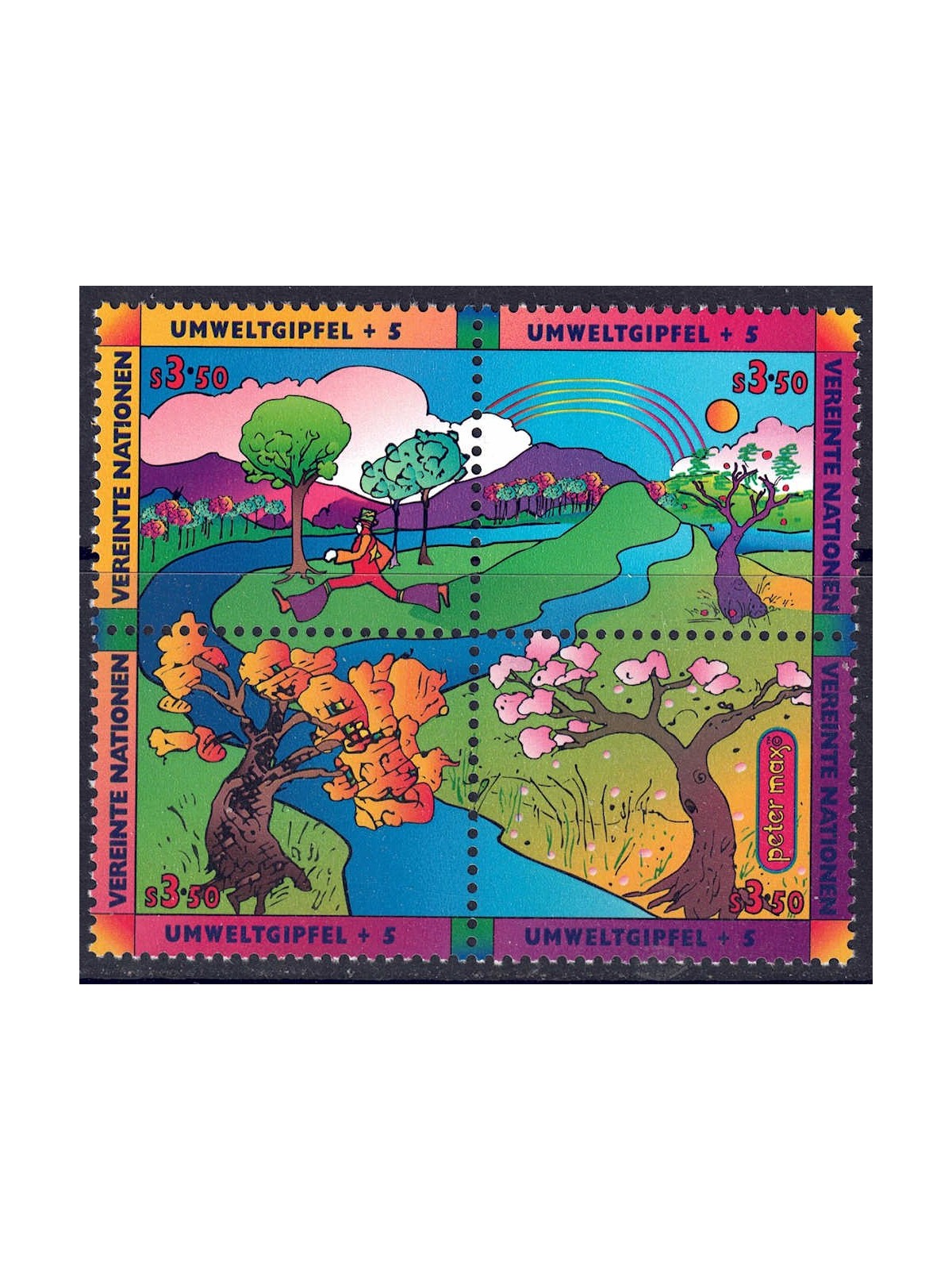 ONU VIENNA 1997 Summit per il pianeta Terra 4v MNH**
