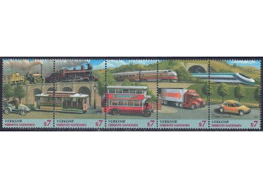 ONU VIENNA 1997 Trasporti terrestri 5v MNH**
