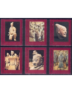 UN VIENNA 1997 The Terracotta Warriors 6v MNH**