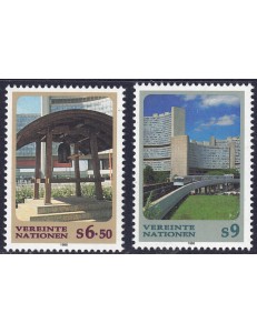 ONU VIENNA 1998 Ordinary series 2v MNH**
