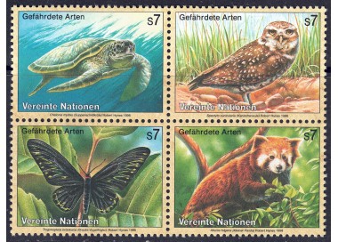 UN VIENNA 1998 Nature Protection 4v MNH**