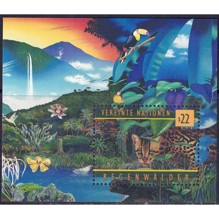 ONU VIENNA 1998 Cinquantenario dell'OMS BF MNH**