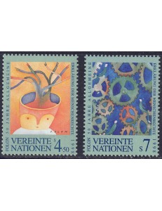 UN VIENNA 1998 Human Rights 2v MNH**