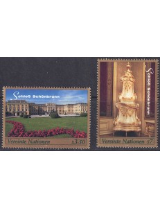 ONU VIENNA 1998 Patrimonio Mondiale (Castello di Schönbrunn) 2v MNH**