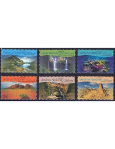 ONU VIENNA 1999 Patrimonio mondiale (Australia) 6v MNH**