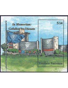 UN VIENNA 1999 In memory of the fallen s/s MNH**