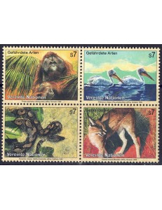 UN VIENNA 1999 Nature Protection 4v MNH**