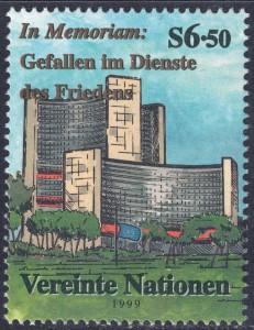 UN VIENNA 1999 In memory of the fallen MNH**