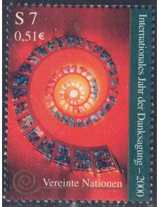 ONU VIENNA 2000 Anno del Ringraziamento MNH**