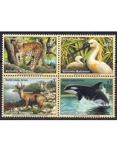 UN VIENNA 2000 Nature Protection 4v MNH**