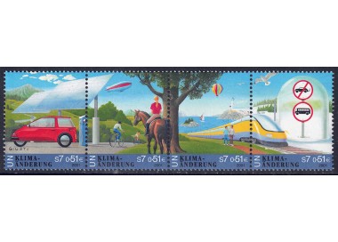 ONU VIENNA 2001 Cambiamenti climatici 4v MNH**