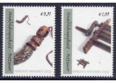 ONU VIENNA 2002 Indipendenza di Timor Est 2v MNH**