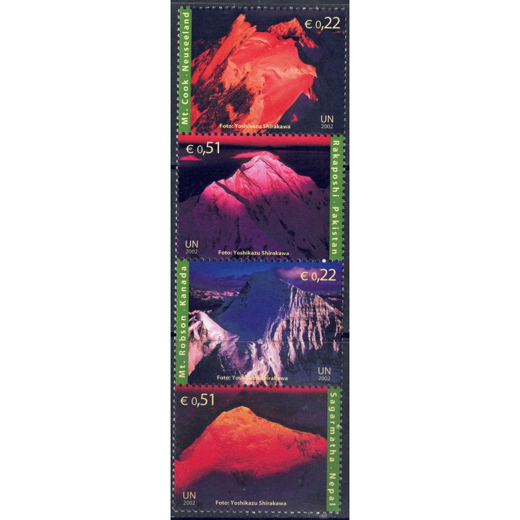 ONU VIENNA 2002 Anno della Montagna 4v MNH**