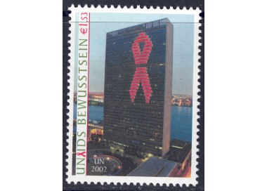 UN VIENNA 2002 UNAIDS MNH**