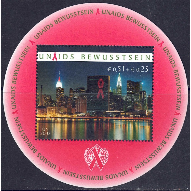 ONU VIENNA 2002 UNAIDS BF MNH**