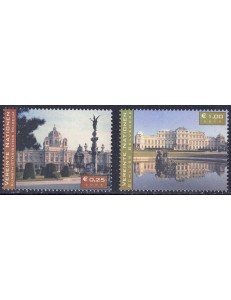 ONU VIENNA 2003 Serie ordinaria (Vienna) 2v MNH**