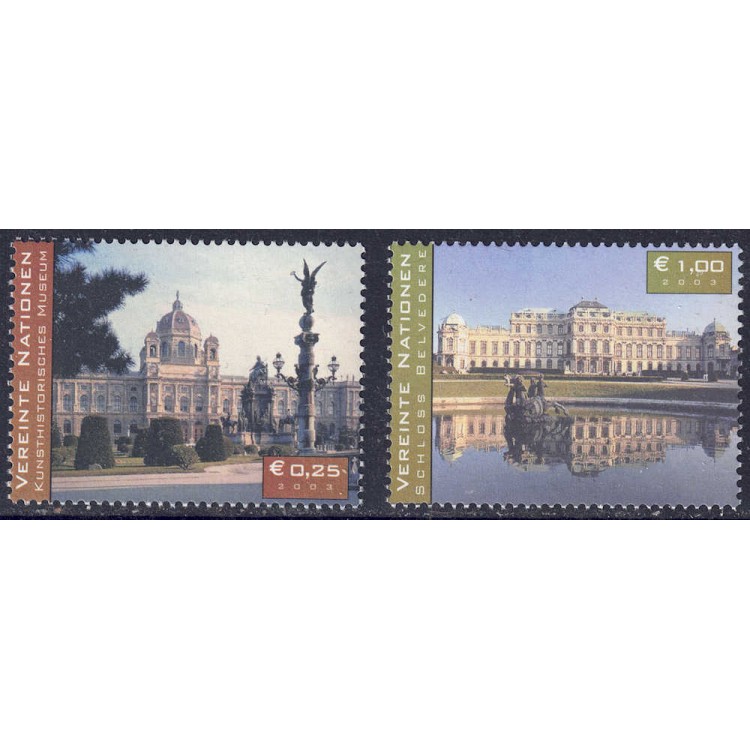 ONU VIENNA 2003 Ordinary series (Vienna) 2v MNH**