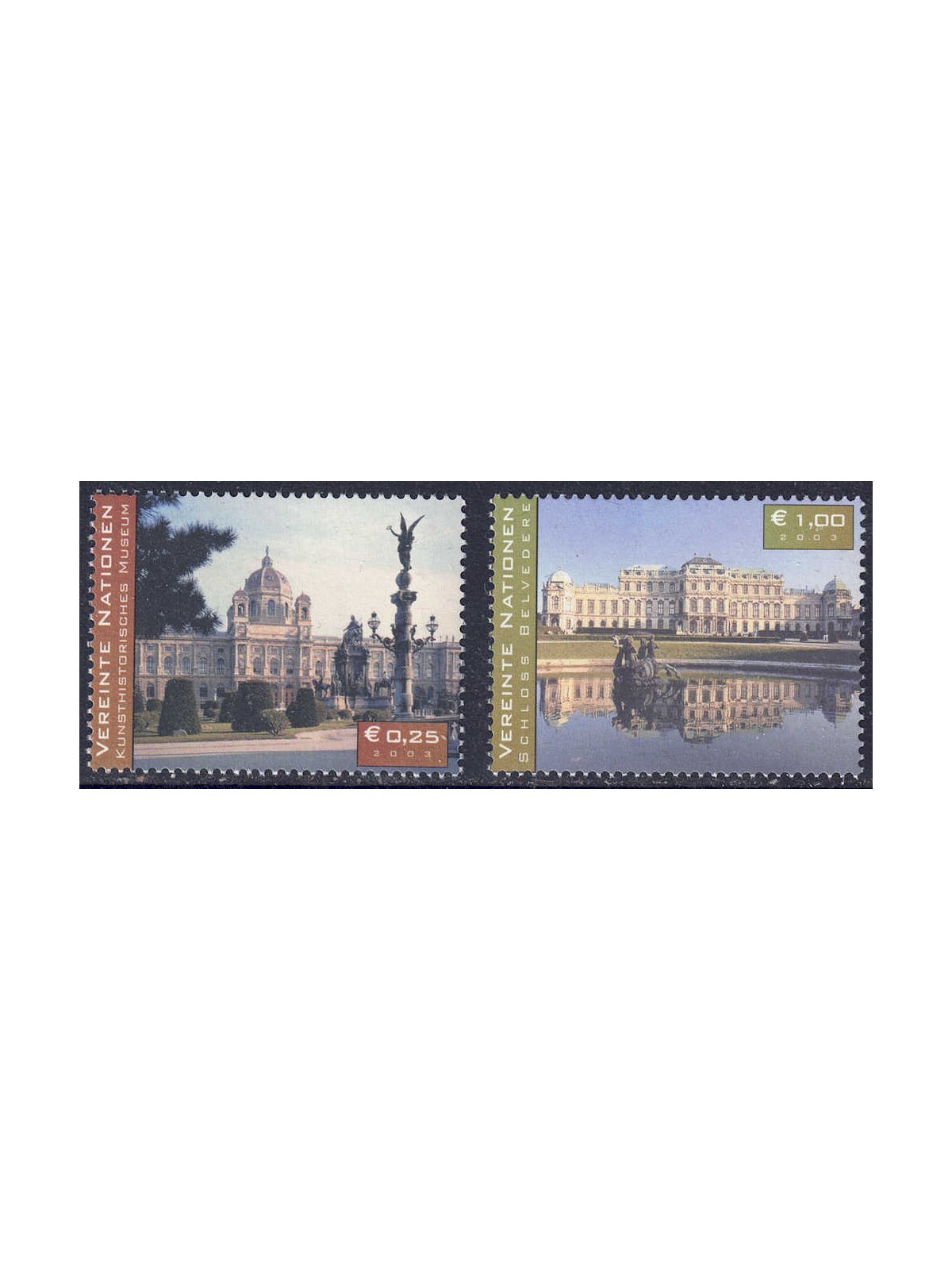 ONU VIENNA 2003 Ordinary series (Vienna) 2v MNH**