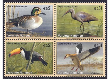 ONU VIENNA 2003 Protezione della natura 4v MNH**