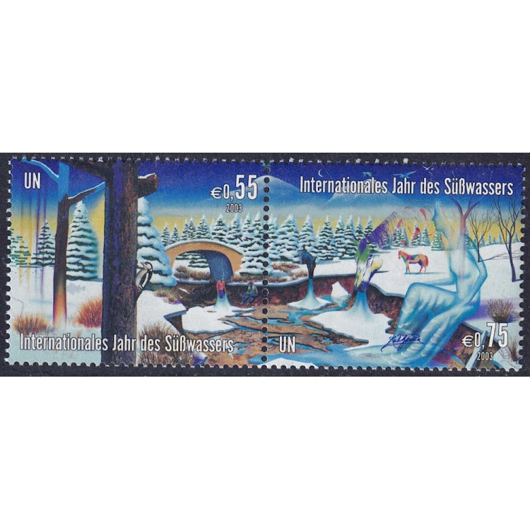 UN VIENNA 2003 Year of Freshwater 2v MNH**