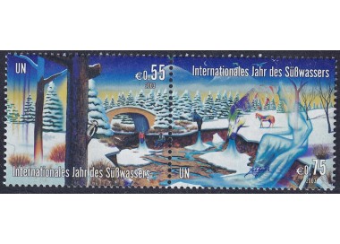 UN VIENNA 2003 Year of Freshwater 2v MNH**