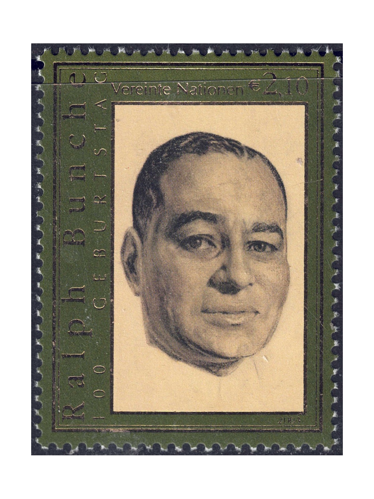 ONU VIENNA 2003 Ralph Bunche MNH**